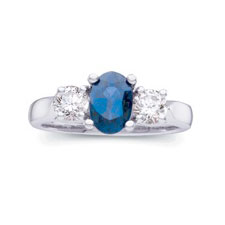 gemstone sapphire ring